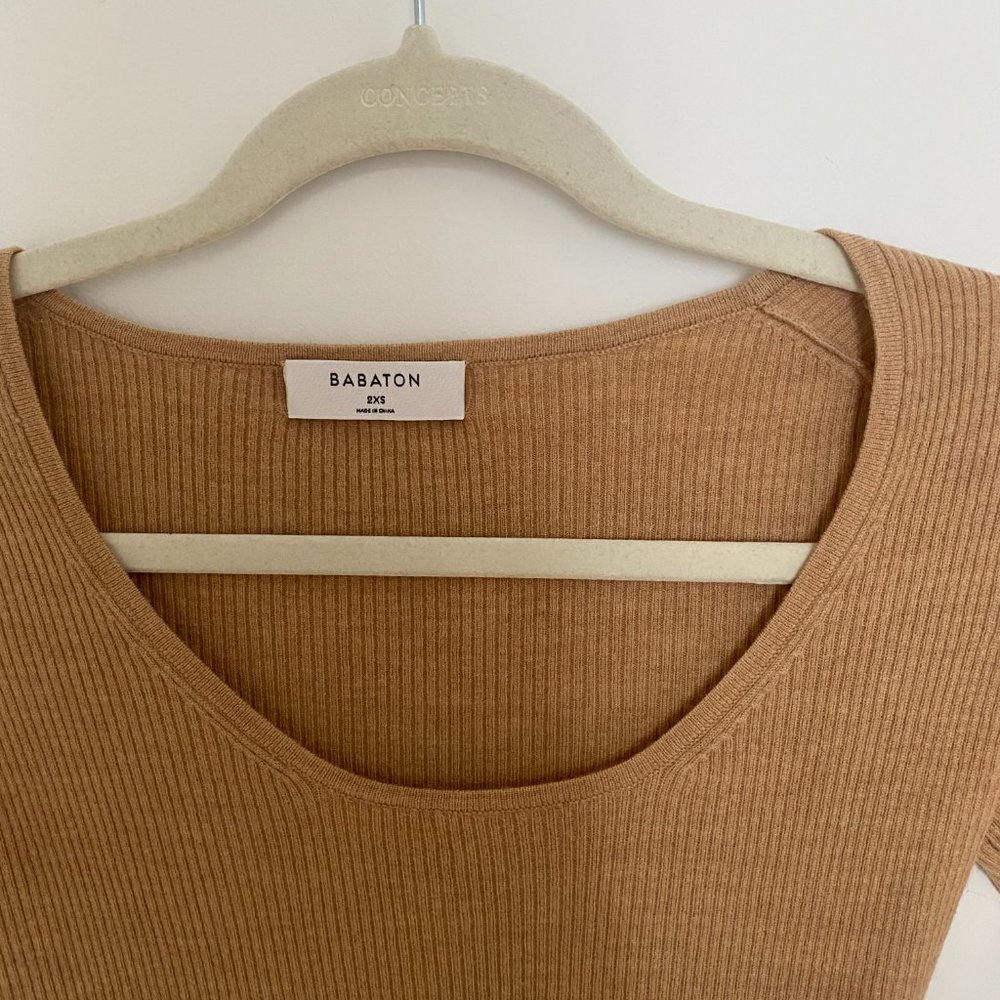 Babaton Knit Ribbed Dress - Picture 2 of 3